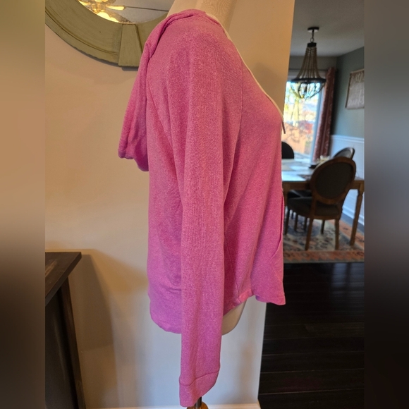 Koolaburra By Ugg Size XS French Terry Lightweight Pullover Hoodie Pink Soft - Picture 4 of 12